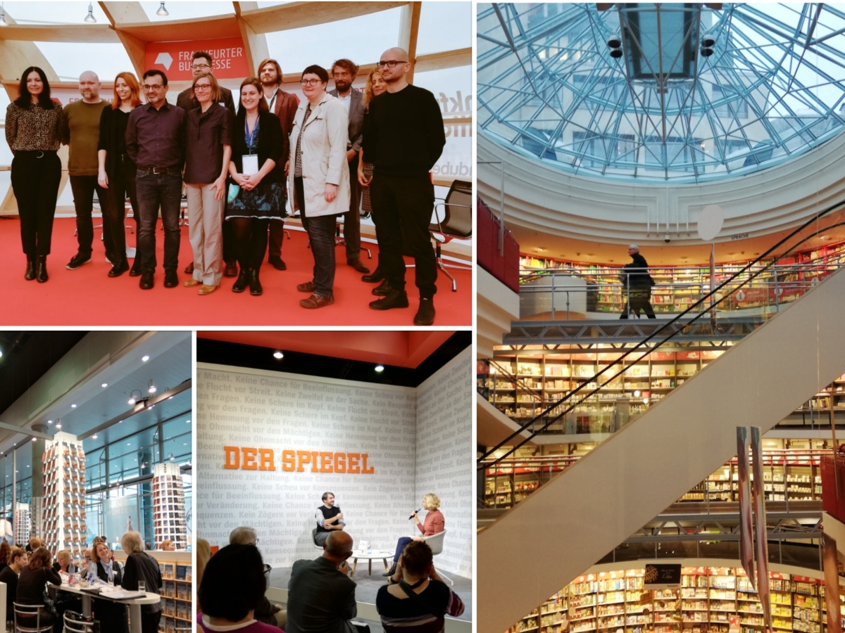 In vollen Zügen auf der Frankfurter Buchmesse 2019